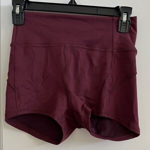 Lululemon Athletica Deep Burgundy Bike Shorts